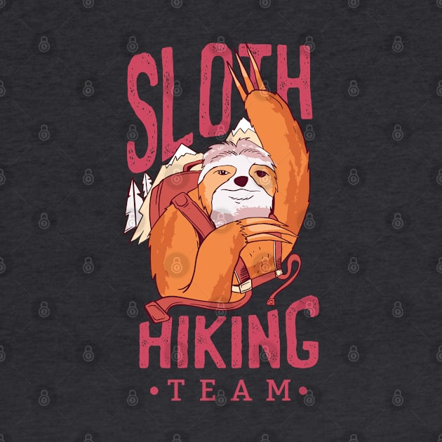 Vintage Sloth Hiking Team by HiFi Tees